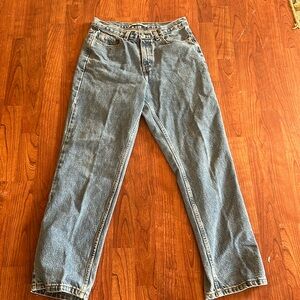 Tommy Hilfiger Womens 10 blue Jean Medium Wash Perfect T Mom Jeans Tapered VTG